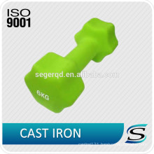 cast iron vinyl dumbbells for sales